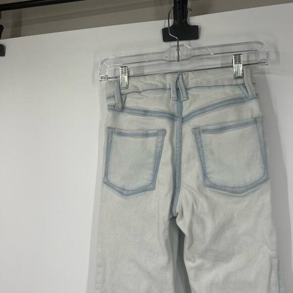 Good American Good Classic High Rise Jeans Deep V Yoke GCDVNF619T Indigo121 - Picture 8 of 9